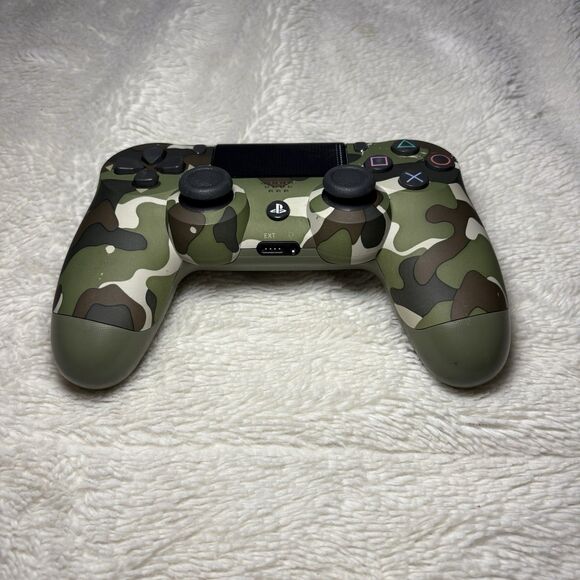 DualShock 4 Wireless Controller for PlayStation 4 - Green Camouflage PS4 - Picture 2 of 6